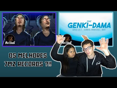(OS MELHORES?!) 2 em 1 7MZ - GENKI-DAMA e JOGADOR NÚMERO 1 | 7mz Records [REACT EM CASAL]