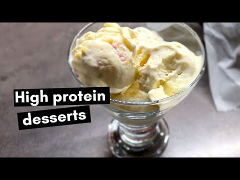 Vanilla Protein Ice Cream | Only 3 Ingredients | No Ice Cream Machine | No Eggs | No Cooking