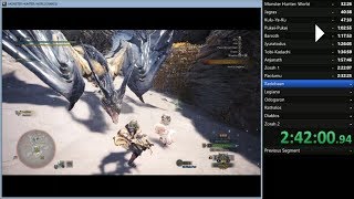 MHW Colossal Task Speed Run - LBG 3:59.40