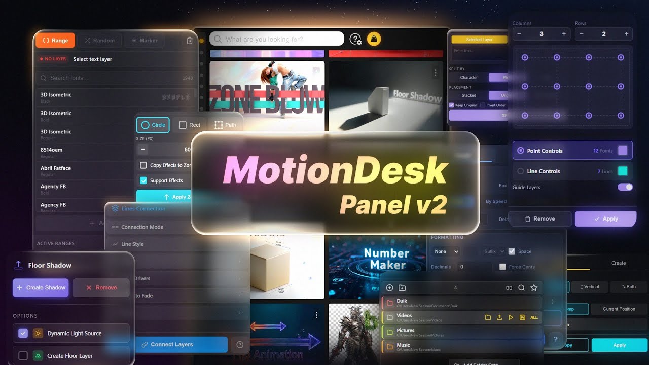 MotionDesk Panel Introduction Video