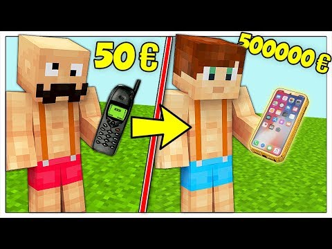 CELLULARE DA 50 EURO CONTRO CELLULARE DA 500000 EURO! - Minecraft ITA