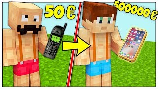 CELLULARE DA 50 EURO CONTRO CELLULARE DA 500000 EURO! - Minecraft ITA
