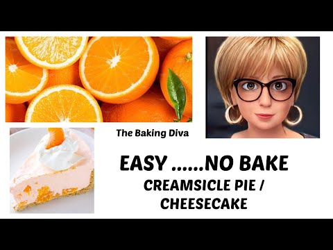 Easy No Bake Creamsicle Pie. A favorite of mine and maybe yours too! This is a keeper!