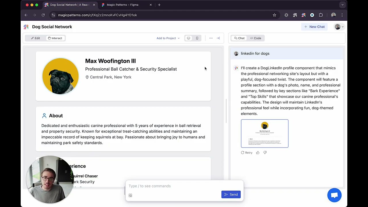 Export AI-generated designs to Figma with Magic Patterns