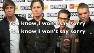 Angels &amp; Airwaves - The Machine (Lyrics on Screen)