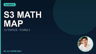 Secondary 3 Math Full Course Map — All 13 Topics | Mr. Ace