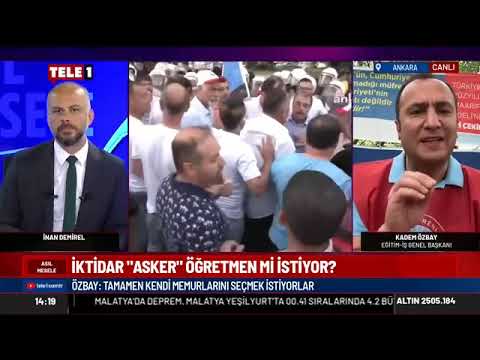 Genel Başkanımız Kadem Özbay, Tele 1 Tv’de Gün Ortası programının canlı yayın konuğu oldu ve meslek nöbetimiz ile ilgili açıklamalarda bulundu. 10/07/2024 | EĞİTİM İŞ