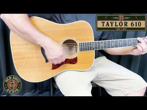 Taylor 610 Dreadnought Acoustic Guitar 1995 Natural w/ OHSC image 26