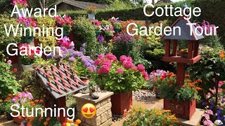 Beautiful Cottage Garden Tour. Planting Perfection, Colour in Abundance. Simply Stunning.