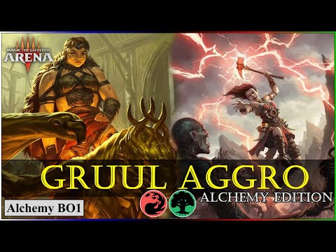Gruul Aggro v1 Alchemy BO1 | MTG Arena Ranked | 25 Days of Gruul