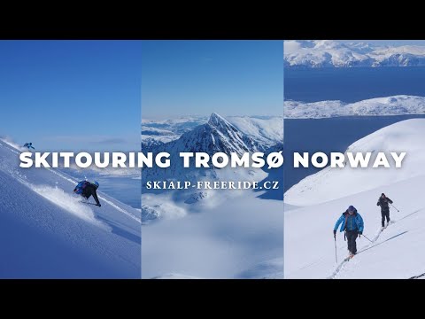 Tromsø, Arktisches Norwegen - Skitouren 4K Drone