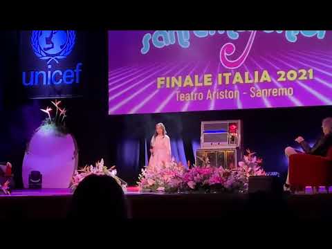 Maria D’Amato.Sanremo Junior 2021.Teatro Ariston.