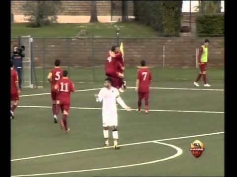 Campionato Primavera Roma - Lecce 4-0, gol di Montini