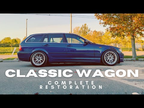 Komplette BMW E46 Touring-Restaurierung in 20 Minuten! Mechanische, Lack- und Innenraum-Transform...