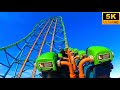 Kingda Ka POV 5K Back Row World’s TALLEST Roller Coaster Six Flags Great Adventure Jackson, NJ