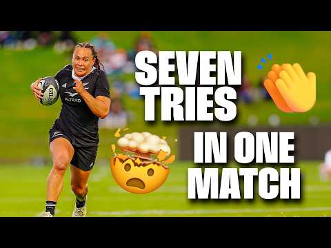 All SEVEN of Portia Woodman-Wickliffe's Tries v USA 🤯 | New Zealand v USA | Pacific Four Series 2025