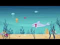 4K Underwater Background Cartoon L 2D Animation Underwater Background Cartoon Sea Background