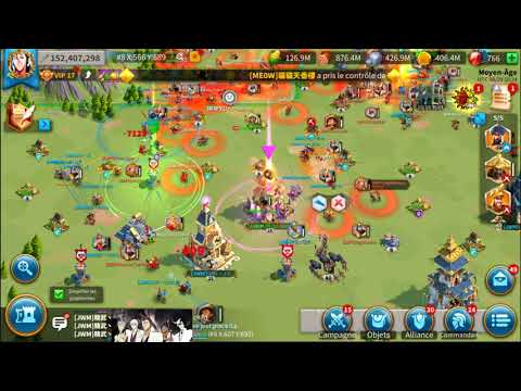 KVK K1337 IS FIGHTING BACK , KINGLAND AND JWM UNDER ATTACK RISE OF KINGDOMS