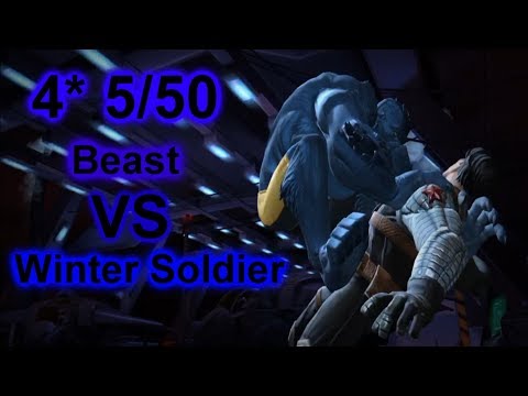 4 Star 5/50 Beast VS Realm Of Legends Winter Soldier - Marvel Contest Of Champions