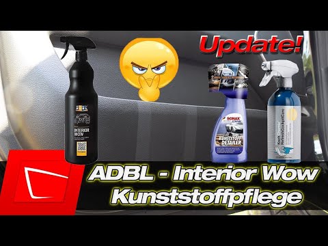 6 Monate später! ADBL Interior Wow vs. Sonax Kunststoff Detailer Koch Chemie Refresh Cockpit Care