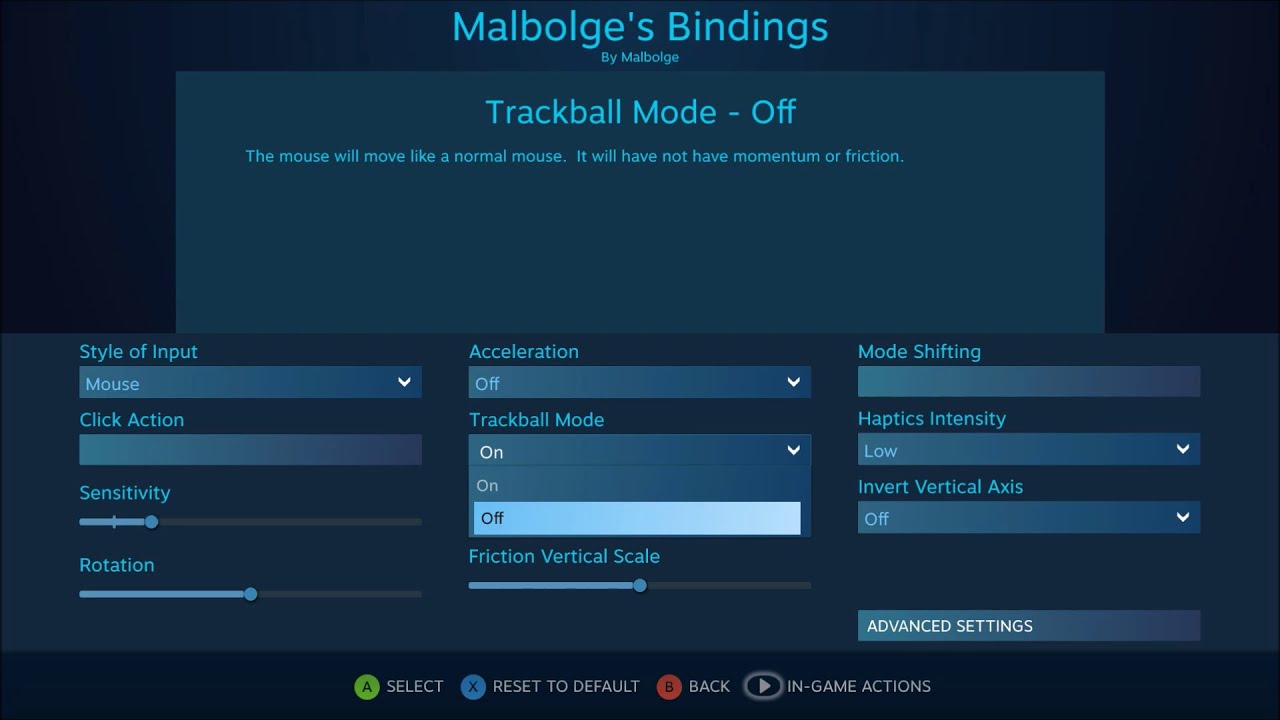 Steam Controller: Fixing Aim "Lag"