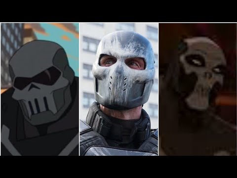Crossbones Evolution in Cartoons and movies.