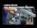 The Entire Linear Motor Manufacturing Process Including The Production Of The Moving Stator