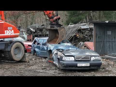VOLVO-Slakt på bilskrot #2 - RONNEBY (2020-11-26)