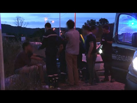 C'est tendu même à pieds avec les gendarmes Corses