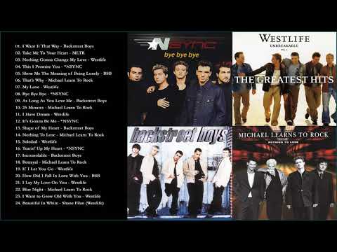 Westlife, Backstreet Boys, NSYNC, MLTR Greatest Hits Playlist Full album 2021 - Best of NSYNC