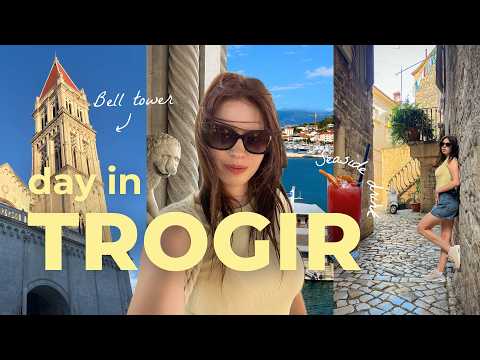 Day trip from Split to Trogir. Kamerlengo Fortress, old town & seaside walk