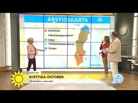Slut med oktober-svett – Nu är det vantar och mössa på! - Nyhetsmorgon (TV4)