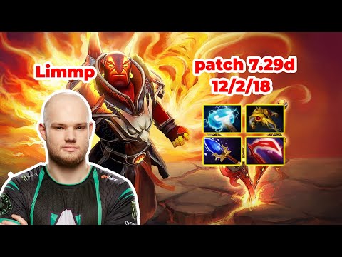 Limmp Ember Spirit Mid - DOTA 2 7.29d - MMR rank - Dota2 Gameplay [Learn To PRO dota2]