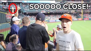 HEADS UP in the Crawford Boxes at Minute Maid Park!