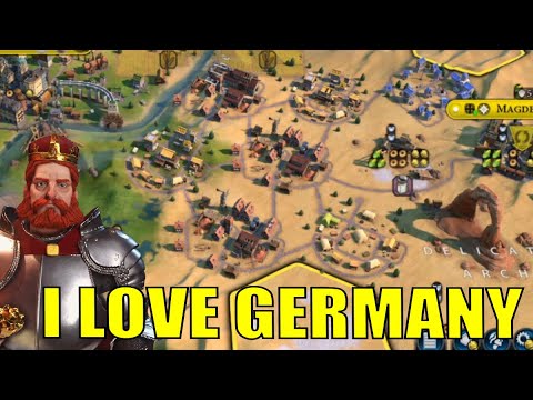 Civ 6 | Hansa Placement Is One Of Civ's Best Aspects! #3 - (Deity Germany Civilization VI)