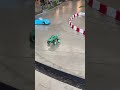 LOOK At My Little Man Drifting His Fcx24 Smasher Monster Truck With The Big Boys