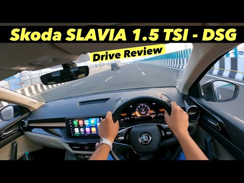 Skoda Slavia 1.5 TSI Automatic Drive Review - Performance, Comfort & Mileage ? Detailed Review !!