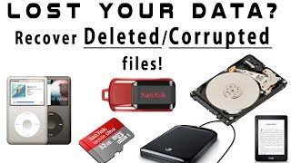 Recover Deleted files for Free from Hard Drive, USB and Memory Card