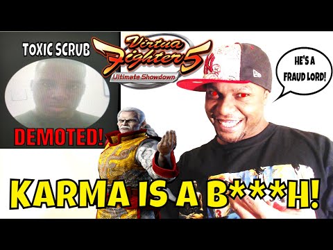 VF5US- KARMA IS A B***H! (Virtua Fighter 5: Ultimate Showdown)- Lau Chan VS Lion Matches, FGC.