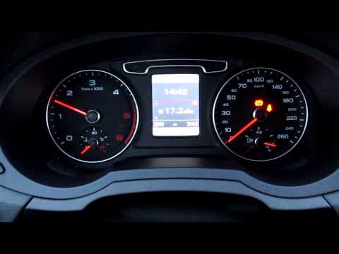 Старт дизеля -33 после Вебасто(Star TDI Audi Q3 after Webasto -33C).MOV