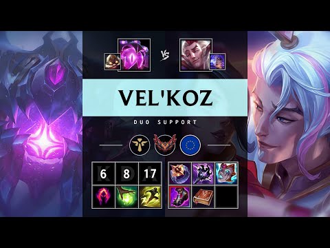 Vel'Koz Support vs Rakan - EUW Grandmaster Patch 25.15