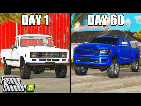 I SPENT 2 MONTHS BUILDING A FARM in Farming Simulator 25