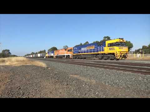 NR55, NR31 GS and NR84 Newly Repainted lead 7AM5 through Lara