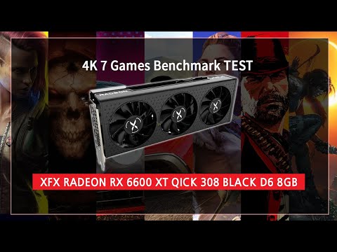 XFX 󵥿 RX 6600 XT QICK 308 BLACK D6 8GB