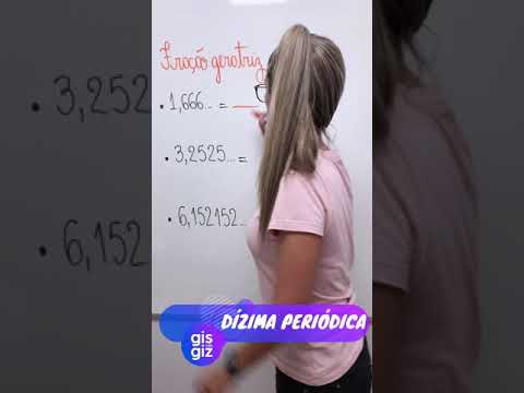 DÍZIMA PERIÓDICA E FRAÇÃO GERATRIZ Prof Gis