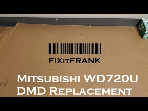 Mitsubishi WD720U DMD Replacement / General Maintenance