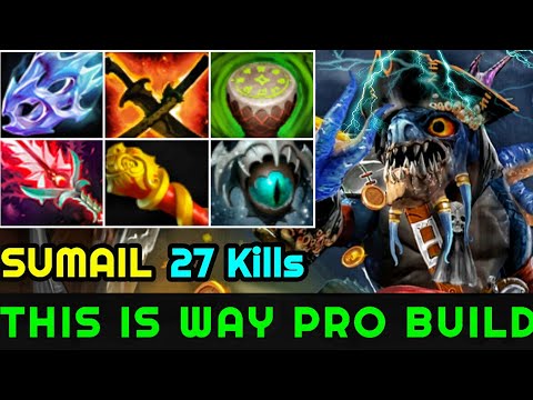 SumaiL [Slark] This is Way Pro Build Max Attack Speed Crazy Plays 7.23 Dota 2