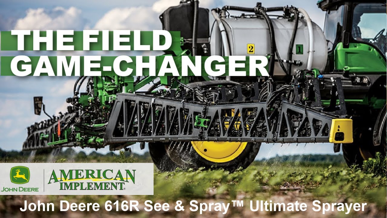 John Deere 616R See & Spray™ Ultimate Sprayer: The Field Game-Changer