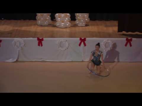 Adagio Rhythmic Academy Xmas 2016 Gracie Park Hoop Routine