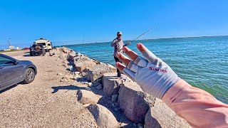 Things are heating up: Texas City Dike Bull Red Run